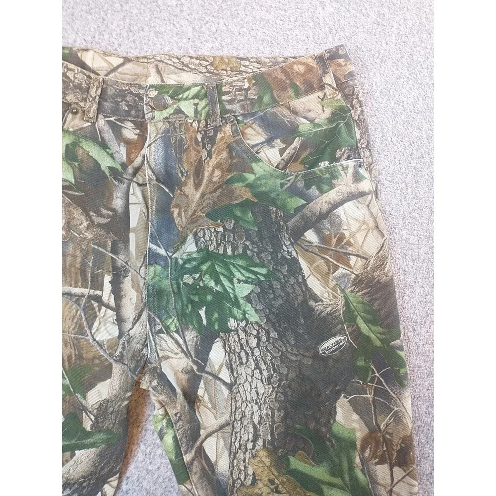 RealTree Hardwoods Camo Pants Mens 34x29 Brown Green Forest Camouflage Hunting